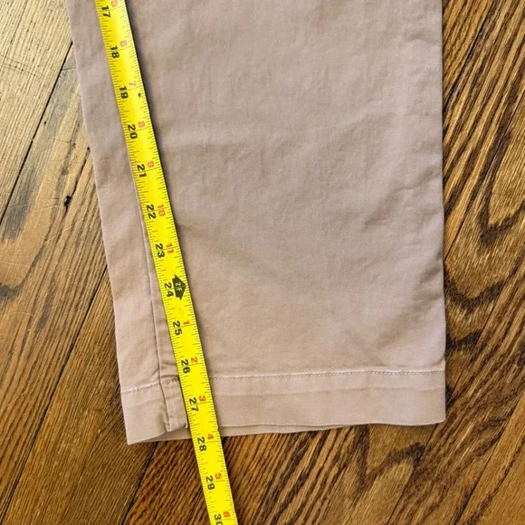 Everlane Womens Pleated Chino Pants Tan Khaki High Waist Straight Leg Size 2 - Picture 6 of 7